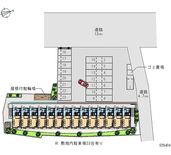 ★手数料０円★小牧市小牧原新田　月極駐車場（LP）